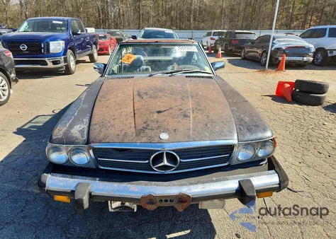 1981 Mercedes-Benz 380 Sl z USA, uszkodzony, nr VIN WDBBA45A3BB007223